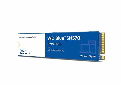 Dysk SSD WD Blue SN570 WDS250G3B0C (250 GB  M.2 PCIe NVMe 3.0 x4)