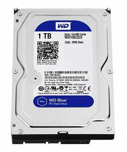Dysk HDD WD Blue WD10EZEX (1 TB  3.5" 64 MB 7200 obr/min)