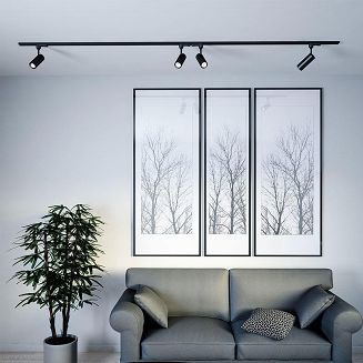 Szyna V-TAC VT-6129 szynoprzewód, szynosystem 3F 2 m (+ złącze zasilające i zaślepka) Czarny - 8