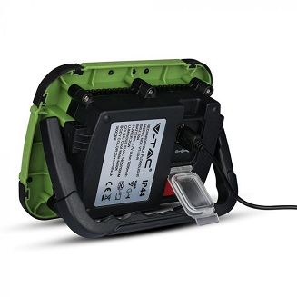 Projektor LED V-TAC 20W Ładowalny USB SAMSUNG CHIP Funkcja SOS 3,7V Li-Ion IP44 VT-20-R 4000K 1400lm - 4
