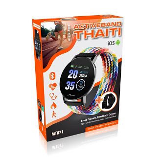 MEDIA-TECH SMARTBAND THAITI, MONITORING CIŚNIENIA KRWI, PULSU ORAZ INNYCH PARAMETRÓW, DWA PASKI NYLONOWE W ZESTAWIE MT871 - 17
