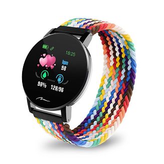 MEDIA-TECH SMARTBAND THAITI, MONITORING CIŚNIENIA KRWI, PULSU ORAZ INNYCH PARAMETRÓW, DWA PASKI NYLONOWE W ZESTAWIE MT871 - 20