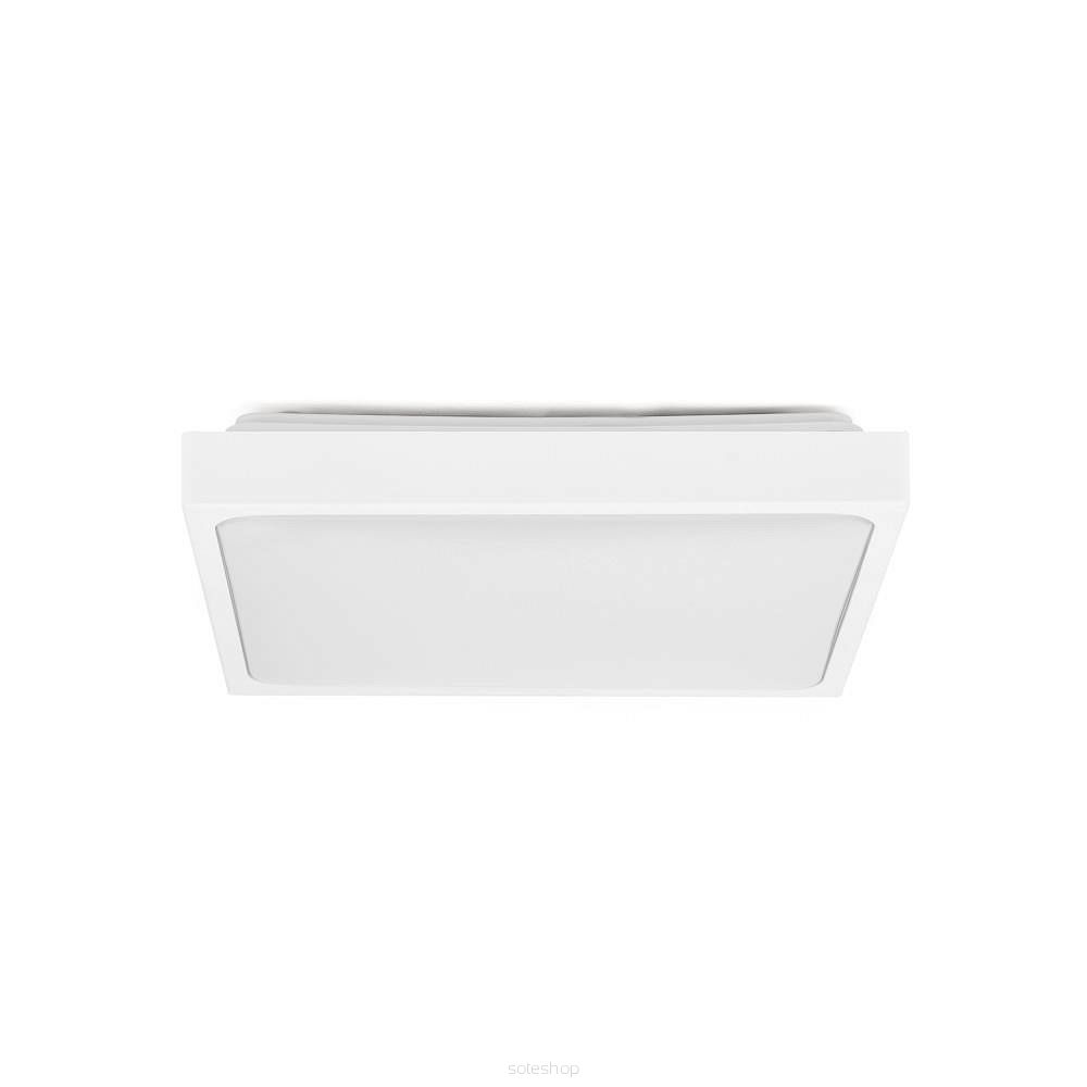 Plafon V-TAC 24W LED Kwadrat IP44 Czujnik Ruchu Mikrofalowy 30x30cm Biały VT-8624SW-SQ 4000K 2400lm