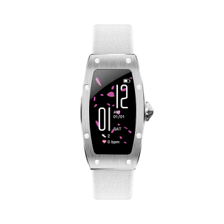 Smartwatch Kumi K18 Svarovski srebrny - 3