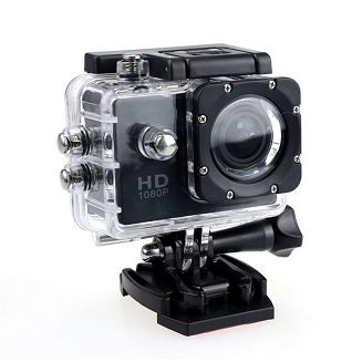 Kamera Extralink Action Camera A10 Czarna 1080P 30fps, IP68, wyświetlacz 2.0