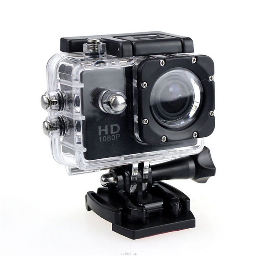 Kamera Extralink Action Camera A10 Czarna 1080P 30fps, IP68, wyświetlacz 2.0