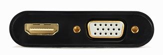 GEMBIRD KONWERTER SYGNAŁU VGA DO HDMI + VGA 0,15M, CZARNY - 8