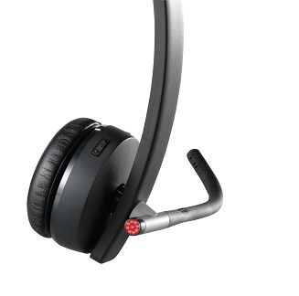 Logitech H820e Zestaw słuchawkowy Bezprzewodowy Opaska na głowę Biuro/centrum telefoniczne Podstawka do ładowania Czarny - 5