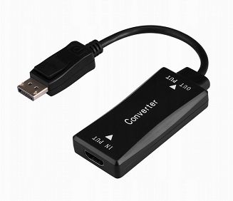 GEMBIRD KABEL AKTYWNY KONWERTER SYGNAŁU HDMI 4K NA DISPLAYPORT 15CM, CZARNY - 5