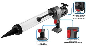 Graphite 58GE115 Pistolet do silikonu - 8