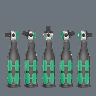 Wera 05004280001 klucz zapadkowy 13 szt. Czarny, Zielony - 8