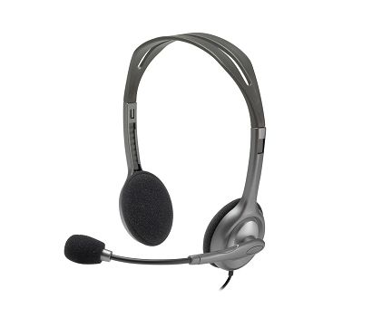 Słuchawki Logitech H110 981-000271 (kolor szary)