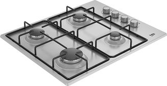 Beko HIBG64120SX płyta kuchenna Stal nierdzewna Wbudowany 60 cm Gaz 4 stref(y) - 3
