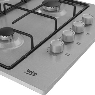 Beko HIBG64120SX płyta kuchenna Stal nierdzewna Wbudowany 60 cm Gaz 4 stref(y) - 5