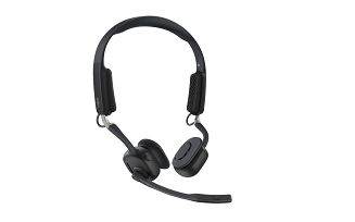 Słuchawki bezprzewodowe kostne Shokz OpenMeet mic-ANC USB-C czarne - 3