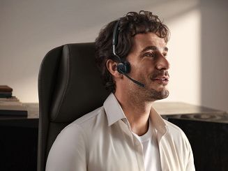 Słuchawki bezprzewodowe kostne Shokz OpenMeet mic-ANC USB-C czarne - 10