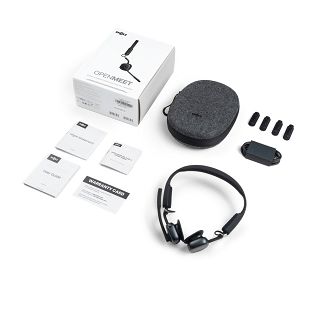 Słuchawki bezprzewodowe kostne Shokz OpenMeet mic-ANC USB-C czarne - 8