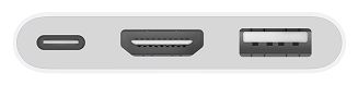 Apple MW5M3ZM/A huby i koncentratory USB Type-C Biały - 4
