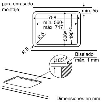 Płyta gazowa SIEMENS EP7A6QB90 - 9
