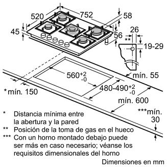 Płyta gazowa SIEMENS EP7A6QB90 - 8