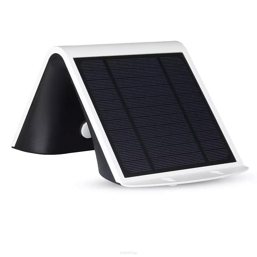 Projektor solarny V-TAC VT-768 3W LED 4000K 400lm (SKU 7523) Biały, Czarny