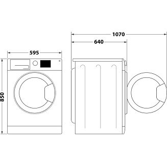 Pralka HOTPOINT AQ104D497SD EU/B N - 10