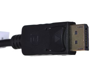 Adapter Lanberg AD-0007-BK (DisplayPort M - DVI-D F; 0,10m; kolor czarny) - 3