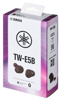 Słuchawki bezprzewodowe douszne Yamaha TW-E5B brązowe (WYPRZEDAŻ) - 11