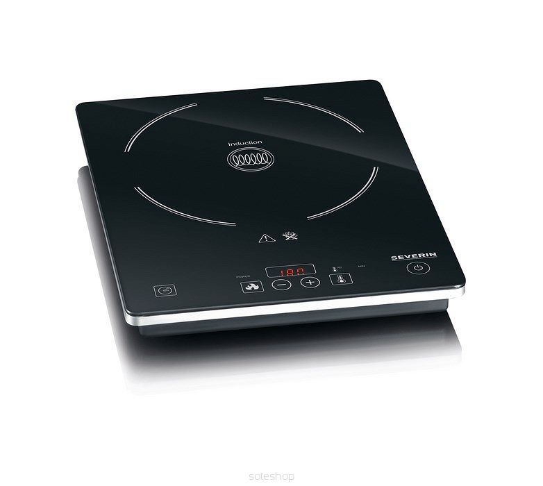 SEVERIN KUCHENKA INDUKCYJNA 1 PALN. TEMP. DO 240°C CO 10°C, TIMER DO 180 MIN. DOTYKOWE POLE OBSŁUGI, 2000W KP1071