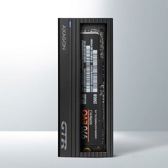 Axagon EM2-GTR Obudowa SSD Czarny M.2 - 3