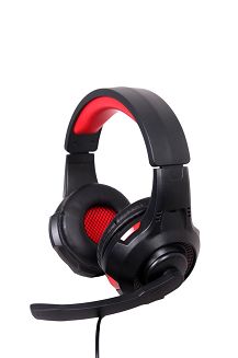 GEMBIRD GAMING SŁUCHAWKI USB 5.1 Z SYSTEMEM SURROUND CZARNO/CZERWONE, MIKROFON, REGULACJA GŁOŚNOŚCI - 5