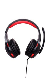GEMBIRD GAMING SŁUCHAWKI USB 5.1 Z SYSTEMEM SURROUND CZARNO/CZERWONE, MIKROFON, REGULACJA GŁOŚNOŚCI - 3