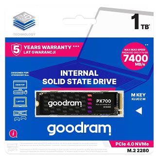 SSD GOODRAM PX700 M.2 PCIe 4x4 1TB RETAIL - 3