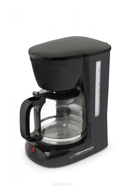 Ekspres przelewowy Esperanza Arabica EKC005 (950W; kolor czarny)