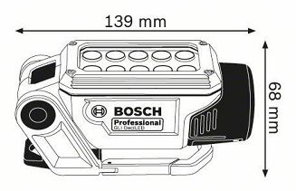 Bosch GLI DeciLED Professional LED Niebieski, Szary - 6