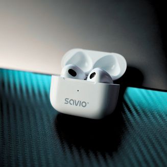 SAVIO SŁUCHAWKI BEZPRZEWODOWE BLUETOOTH TWS-01 PRO - 13