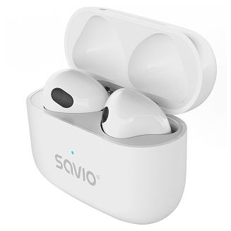 SAVIO SŁUCHAWKI BEZPRZEWODOWE BLUETOOTH TWS-01 PRO - 10
