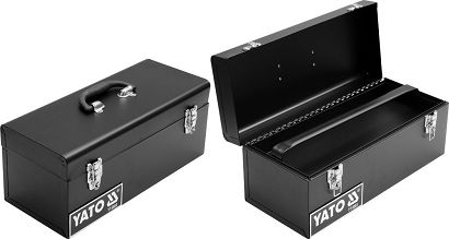 Pudełko na narzędzia Yato YT-0883 Przybornik Metalowy Czarny