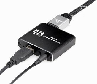 GEMBIRD GRABBER USB HDMI 4K NAGRYWARKA OBRAZU, PASS-THROUGH - 4