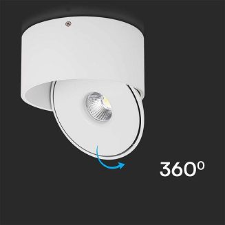 Oprawa natynkowa LED V-TAC VT-2825 20W CRI90 CCT 3000K-4000K-6400K 1408lm (SKU 23155) Biały - 11