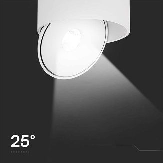 Oprawa natynkowa LED V-TAC VT-2825 20W CRI90 CCT 3000K-4000K-6400K 1408lm (SKU 23155) Biały - 12