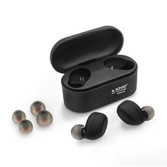 Słuchawki SAVIO TWS-04 (bluetooth; bezprzewodowe, Bluetooth; z wbudowanym mikrofonem; kolor czarny - 5