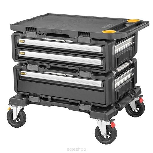 DeWALT DWST60520-1 pudełko na narzędzia Przybornik Metal, Plastik Czarny, Stal nierdzewna, Żółty