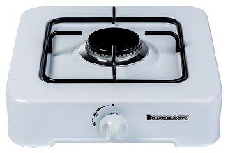 Kuchenka gazowa nastawna 1-palnikowa Ravanson K-01T (biały) - 2