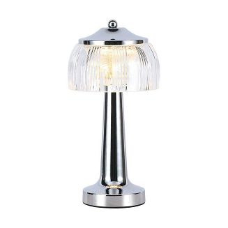 Lampka Biurkowa Nocna V-TAC 1W LED 26cm Ładowanie USB Ściemnianie Chrom VT-1048 3000K-6000K 55lm - 3