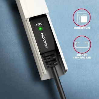 Axagon ADR-210B USB 2.0 A-M -> B-M active connecting/repeater cable 10m - Kabel - Digital/Daten kabel USB USB A USB B Czarny - 6
