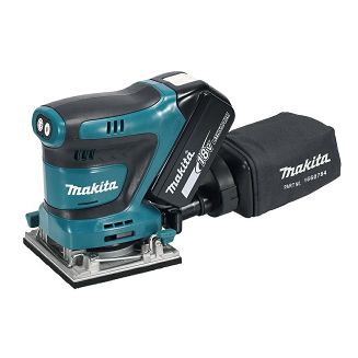 Makita DBO484Z przenośna szlifierka Losowa szlifierka oscylacyjna 14000 OPM Czarny, Niebieski - 10