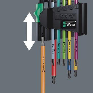 Klucz zestaw Torx WERA 9-częściowy - 4