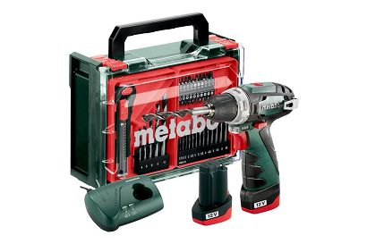 METABO.WKRĘTARKA  BS BASIC SET 12V + 41 ACC 34/17Nm 2x2,0Ah POWERMAXX