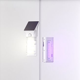 POWERNEED SOLARNA BAKTERIOBÓJCZA LAMPA UV 1000LM, NEUTRALIZACJA WIRUSÓW, LED X20, PV 1W, CZUJNIK RUCHU I ZMIERZCHOWY SWL-15 - 13